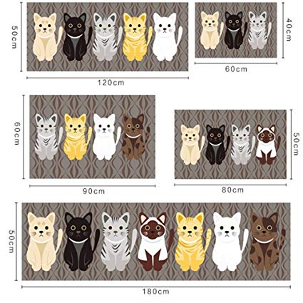 Cutest Cats Floor Mat (2 Colors in 5 Sizes)