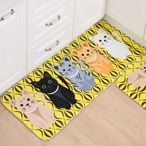 Cats Bathroom Rug, Bathroom Mat Cat, Cat Floor Mats