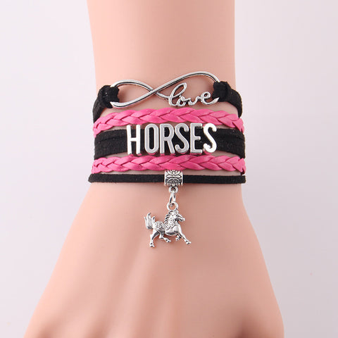 Colorful Bracelets Cute Cartoon Horse Pentagram Heart Shape - Temu Canada